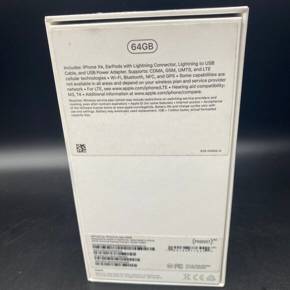 EMPTY Apple iPhone XR Red Replacement Case EMPTY BOX ONLY - Picture 3 of 9